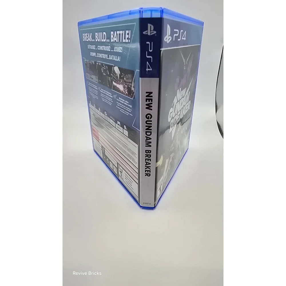 New Gundam Breaker (Sony PlayStation 4, PS4, 2018) Game and Case‎ Tested Working